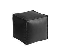 Genérico Storage Footstool, Soft Seat Ottoman, 15,75 pulgadas, Leather Material, Fillable Spacious, Toy Chest Bench, Stuffable Cushion Bag for Bedroom, Dorm, Apartment, Workplace, Living Room