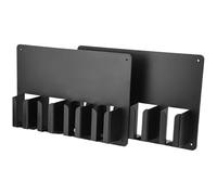 Genérico Storage Racks, Clipper Holder, Set of 2 Wall Mounted Clip with 4 Slots, Electric Hair Clipper Stand for Hairdressing Tools, Home, W Dorm, Apartments, Women, Girls, Young, Adults, Black