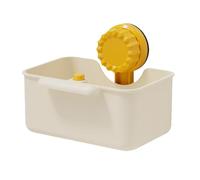 Generico Strainer Basket - ABS, 5,91 x 3,94 pulgadas Suction Cup Rack Stable And Multi-Functional | Sink Food Waste Catcher, Counter Organizer For Kitchens, Bathrooms, Showers, Cleaning Stations