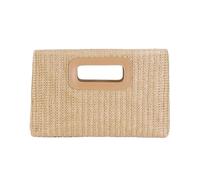 Genérico Straw Clutch Purses for Women | Summer Top Handle Lightweight | Woven Clutch Wedding Handbags | for Wedding Party Vacation Formal Event Daily Outdoor Travel Shopping