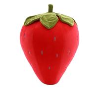 Genérico Strawberry Plush, Stuffed Soft Pillow, 9.84 Inches Portable Cute Plush Toy, Aesthetic Pillow Room Decor, Comfy Hug Design for Girls, Women, Nursery, and Gift Occasions