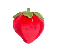 Genérico Strawberry Plush - Super Soft Cushion Toy, Kids Bedroom Pillow | Realistic Fruit Plush for Kids Girls Boys Bedroom Sofa Decor Birthday Easter Favors Stocking Stuffer