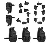 Genérico String Light Clips Outdoor, Cord Holders, Waterproof Heavy-Duty Set, 50-Piece Hanger Hooks, for Party Decor, Holiday Lights, Craft Display, Photo Wall, Art, Home Use