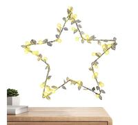 Genérico String Lights - Adjustable Brightness Lightweight Lighting for Indoor | Warm White LED Bulbs with Dimmer Remote & Flexible Copper Wire for Holiday, Home, Bedroom and Walls