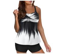 Genérico String Mini Bikini Damen Bikini Damen Push Up Wickeloptik Lace Up Top Set Zweiteiliger Badeanzüge V Jugendliche Mädchen Hohe Beine Badeanzüge