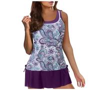 Genérico String Mini Bikini Damen Bikini Damen Push Up Wickeloptik Lace Up Top Set Zweiteiliger Badeanzüge V Jugendliche Mädchen Hohe Beine Badeanzüge