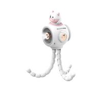 Genérico Stroller Fan, Spray Water Fan, 3-Speed Wind Control, USB Powered Lightweight Design, Portable Cooling Device for Outdoor Travel or Carriage Use, 7.87x4.33x4.53 Inches 1 Piece