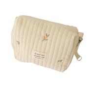 Genérico Stroller Storage Bag, Multifunctional Organizer Pouch, 9.84x6.69in Large Capacity Zipper, Convenient Bottle, Wipes Holder for Fit, Baby Stroller, Travel, Outings