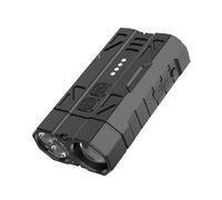 Genérico Strong Beam Flashlight - High Lumen Handheld Spotlight for Outdoor Adventures | Rechargeable Battery Display with Portable Design, Camping Gear Accessory for Hiking, Climbing and Walking