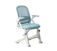 Genérico Study Stool with 90° Flip-up Armrests,Ergonomic Computer Chair,Office Desk Chair,275 lbs Weight Capacity,for Home Bedroom(Blue)