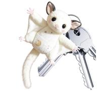 Genérico Stuffed Animal Bag Charm - Plush 10cm | Cute Flying Squirrel Purse Pendant, Backpack Ornament Plush Keychain | For Women Girls Kids Adults Travel Commuting Daily Use