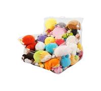 Generico Stuffed Animal Bean Bag Storage, Large Stuffed Animal Bean Bag Chair Cover, Clear Plush Toys Organizer for Bedroom Playroom Living Room Closet Home Daycare Classroom Dorm Corner