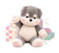 Genérico Stuffed Animal Dog - 23.6 Inch Soft Plush Puppy Toy for Cuddling | Cute Companion Doll with Toy Companion, Room Decor for Kids Teens Adults Bedroom Couch Car Office Relaxation