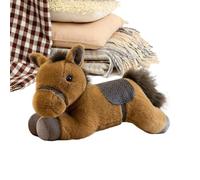 Generico Stuffed Animal Horse | Realistic Huggable Pillow Doll | 11.81 Inches R ealistic Horse Stuffed Animals | for Children Adults Teens Home Living Room Office Bedroom Tabletop Desk Sofa