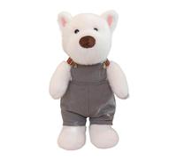 Generico Stuffed Animal Pillow, West Highland Dog Toy, Plush Animal Doll, Throw Pillow Dog, Cuddly Stuffed West Highland Soft and Cuddly Stuffed Dog Animal Pillow, Perfect Plush Toy for Kids and