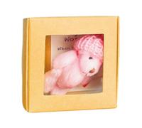 Genérico Stuffed Animal, Plush Bear, Handmade Soft Small Companion Toy with Inspirational Card for Kids, Boys, Girls, Home, Car, Bedroom Decoration, 3.35x1.57 Inches, 1 Piece, 20 g