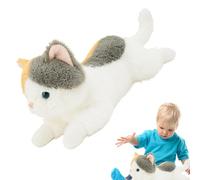 Genérico Stuffed Animal - Plush Toy | Cat Stuffed Animal | Soft Stuffed Animal Lining Weighted Cat Stuffed Animal, lindo Animal Toy, Multi-Functional Cat Nap Plush for Cuddling and Playing
