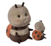 Genérico Stuffed Animal, Sitting Ladybug Plush, 7.09 Inches, Soft Toy with Shy Expression, Adorable Cuddly Doll, for Kids Boys Girls Sofa Classroom Nursery Home Decoration