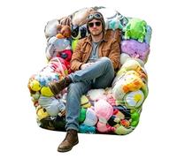 Genérico Stuffed Animal Storage - Chair Transparent Plush Doll Storage | | Plush Toy Organizer Couch for Kids Teens Adults Collectors Renters Home Apartment Living Room Bedroom Study Playroom Nursery