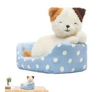 Genérico Stuffed Animals - Kitten Plush Toy, Cushion Decor, Soft Huggable Companion, Cuddly | Adorable Comfort Hugger for Kids Adults Bedroom Living Room Gift Collectible Playtime Snuggle