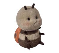 Genérico Stuffed Animals, Sitting Ladybug Plush, 7.09 Inches, Cute Soft Toy with Shy Face Expression, Huggable Doll Design, Ideal for Kids, Sofa, Bedroom, Classroom, Nursery, Home Decoration