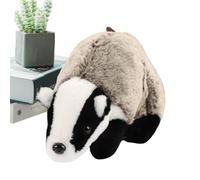 Generico Stuffed Badger - Plush, 6,29 x 6,29 x 14,17 in Badger Doll Soft Deform-Resistant | Animal Plush Snuggle Toy Decorative Accent, Stuffed Animal For Couch, Bedroom, Kids Room, Children's Day