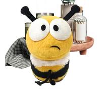 Genérico Stuffed Bee Plush Toy - 5.7 Inch Soft Doll Figure Decor - Stuffed Bee Plush - For Kids Adults Girls Boys Children Bedroom Sofa Car Birthday Valentines