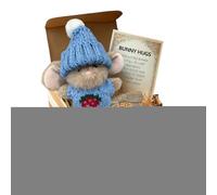 Genérico Stuffed Bunny Toys - Soft Bunny Toys, Portable Hugging Companion Doll | Small Stuffed Toy For Girl Boy Christmas Easter Valentines Indoor Desk Sofa Car