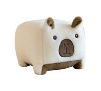 Genérico Stuffed Capybara Plush Toy, Stuffed Animal, Soft Cuddly Doll, Home Decor Accent, 11.81x11.81x0.79inc, Portable Compact Ideal para Bedroom, Sofá, Bed, Couch, Car, Desk, Shelf