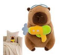 Genérico Stuffed Capybara, Soft Plush Toy for Kids and Adults 9.84 Inches, Adorable Portable Animal Doll with Swimwear Outfit, Perfect for, Home Decor, Car Display or Graduation
