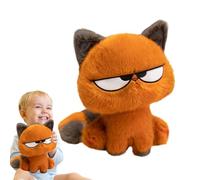 Genérico Stuffed Cat Plush, Soft Cute Cartoon Animal Doll, Huggable PP Cotton Toy, Cozy & Cuddly Design, Ideal para Friends Kids Babies, 13,78 x 11,81 pulgadas, Multicolor Single Unit