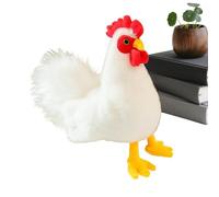 Generico Stuffed Chicken Plush Toy,Cute Soft Toys - Small Farm Animals Stuffed DollReinforced Stitching Design,for Kids Adults Living Room Office Bedroom Couch Bed Shelf Car Travel