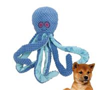 Genérico Stuffed Dog Squeaky Toys, Aggressive Dog Chew Toys in Octopus Shape, Durable Plush Puppy Chewing Device for Small, Medium & Large Pets, 14.96x4.72x4.72 Inches