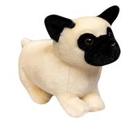 Genérico Stuffed Dog Toy - Adorable Soft Toy, 7.1 Inch Pet Plush with Decoration Options, Snug Play Toys, Cuddly Companion, Plush Pillow for Children Teens Adults, Bedroom Sofa Bed Car Home