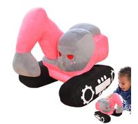 Genérico Stuffed Excavator Plush - Portable Machine Cushion, Cute Snuggle