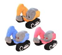Genérico Stuffed Excavator Plush Toy - Cute Soft Safe Excavator Shape