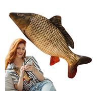 Genérico Stuffed Fish Plush Toy | 300g Fish Pilow Plush Toy | Soft Velvet Fishh Cushion, 23.62 Inches Throw Pillow, Carp Plushh Room Decor, Pillow Fissh Home Decoration