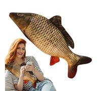 Genérico Stuffed Fish Plush Toy - Soft Animal Doll for Kids | Realistic Fish Design with Huggable Body, Cuddly Toy for Bedtime Playroom Decor or Educational for Any Occasion 11.81 in