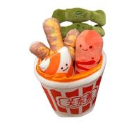 Genérico Stuffed Food Plush Toy - Oden Design Creative Play House Plush Toy,Creative Ţoy Set, Hot Dog Ťoy, Realistic Artificial Ŧoy, Fast Soft Ṕlush Ṫoy For Boys Girls