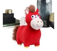 Generico Stuffed Horse - 2026 Chinese New Year Cute Mascot Plush, Spring Festival Horse Doll Toy, Soft Collectible For Home, Office, Desk, Sofa, Dorm | Gift For Kids, Adults, Friends, Family