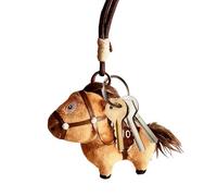 Genérico Stuffed Horse Keychain, Horse Plush Keychain, 2026 Red Small Soft Stuffed Ornaments Pendant, Collectible Chinese New Year Red Pendant For Family Friends Boys Girls Women Lovers