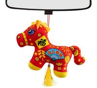 Genérico Stuffed Horse Toy - Mini Plush Keychain Horse, Adorable Soft Hanging Doll, Auspicious Home Car Decor Charm, Horses Accessory for Kids Girls Boys Friends Family Backpack, Multicolor