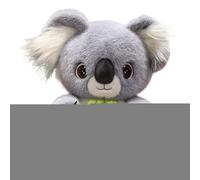 Genérico Stuffed Koala, Soft Plush Animals Doll, Travel Stuffed Animal, Playroom Smooth Toys, Cuddly Toy for Kids, Car Seat, Home, Nursery, Bedroom, Classroom, 13.78x7.87x5.91 Inches, Gray