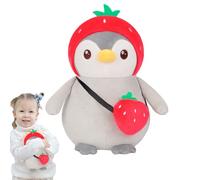 Genérico Stuffed Penguin - 17x12x25cm Penguin Plush Toy | Soft Plush Doll Penguins | Huggable Short Plusĥieѕ Animal | 200g Lightweight Portable Stuffed Animal | Ideal For Kids Decor