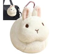 Genérico Stuffed Rabbit 16cm Soft - Adorable Animal Money Coin Pouch | Stuffed Rabbit | 16cm Soft Adorable Animal Money Coin Pouch | Stuffed Bunny | For Women Kids Girls Men Teen Cash Change Lipst