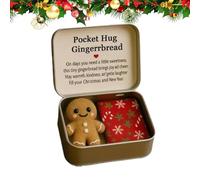 Genérico Stuffed Toy - Felt, 2.5x2in Felt Doll Christmas Design | Inspirational and Decorative, Motivational Doll with Card For Men, Boyfriends, Coworkers, Friends, Adults, Christmas, Easter