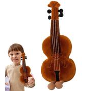 Genérico Stuffed Toys, Musical Instrument Plush Set, Soft Violin Lute Guitar Doll, Cuddly Fabric Collectible, Ideal for Nursery, Bedroom Decor, Birthday Presents, Christmas Favors, Kids Playtime