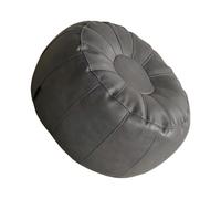 Genérico Sturdy Modern Lounge, Pouf Cover Ottoman, Unstuffed Pumpkin Cushion with Soft Footrest Structure, Premium PU Leather Cover, Decorative Floor Pouf Style, Outdoor Wedding Event Use