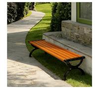Genérico Stylish Comfortable Outdoor Bench Seat，Durable Patio Garden Bench，Preservative Wood Wooden Garden Furniture, for Schools Scenic Spots Lakeside(120cm*40cm*40cm)