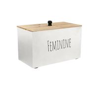 Genérico Stylish Pad Organizer - Tampon Holder for Bathroom | Square Cotton Pad Storage with Lid, Vanity Accessories, Teen Girls Gift, Ideal for Home Office Washroom Restroom Master Bedroom Christmas